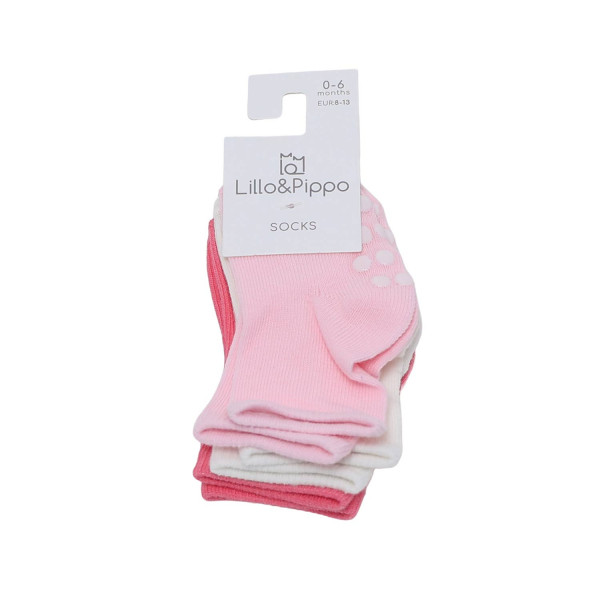 Lillo&Pippo čarape sa ABS-om 3/1, devojčice 
