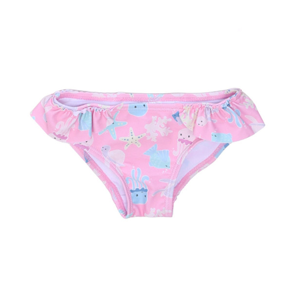 Lillo&Pippo jednodelni kupaći + kapa, devojčice 