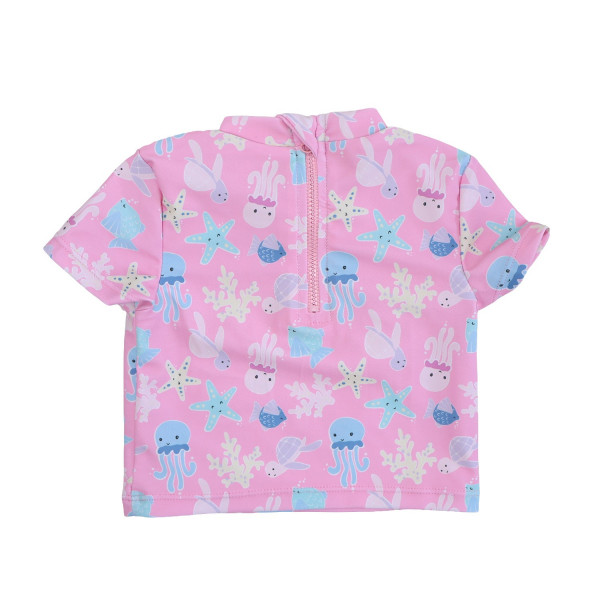 Lillo&Pippo jednodelni kupaći + kapa, devojčice 