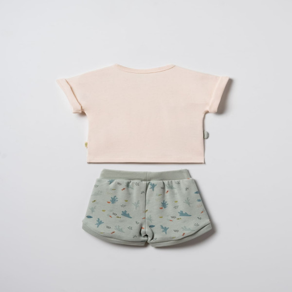Baby Cosy komplet 2/1 (majica kr, šorts), unisex 