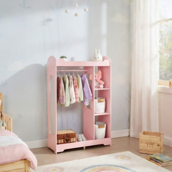 Cute&cool HOME drveni garderober roze 
