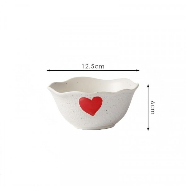 Cute&Cool HOME dekorativna činija srce 12,5x6cm 
