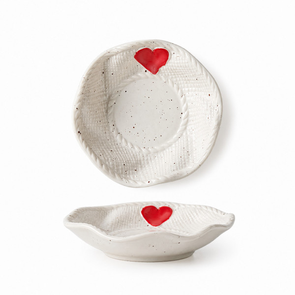 Cute&Cool HOME dekorativna činija srce 9,5x3cm 