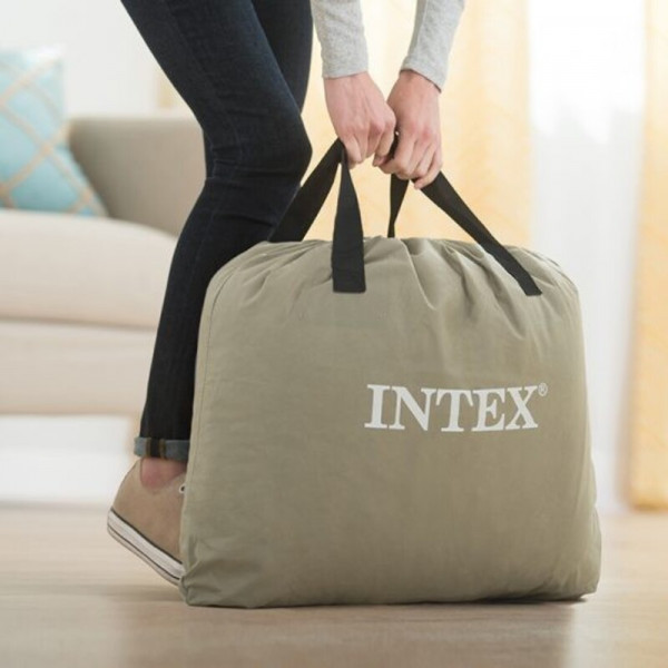 Intex krevet fiber sa ugrađenom pumpom, 152x203 