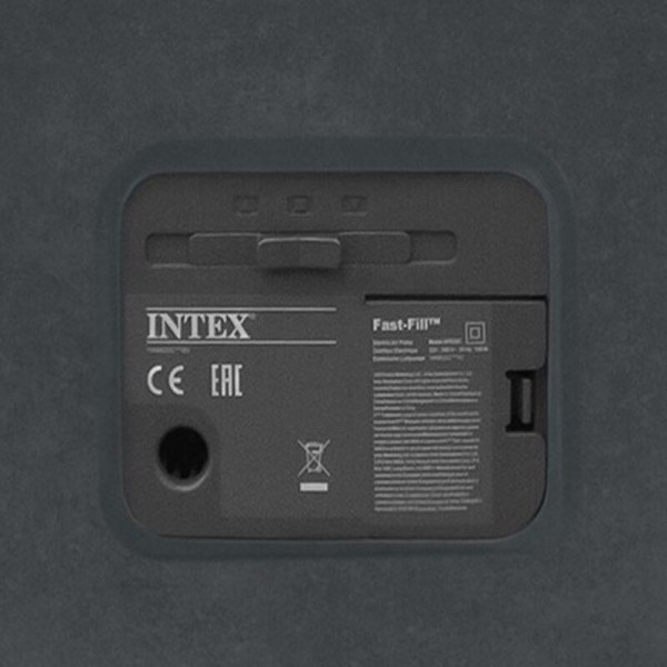 Intex Queen krevet sa ugrađenom pumpom, sivi 