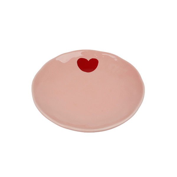 Cute&Cool HOME dekorativni tanjir roze, 22cm 
