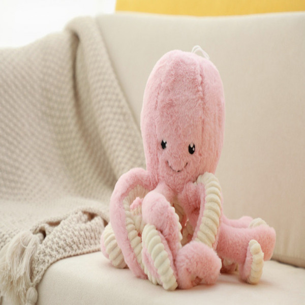 Cute&Cool HOME dekor igračka hobotnica roze, 80cm 