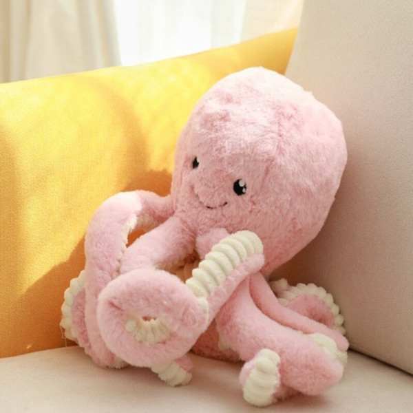 Cute&Cool HOME dekor igračka hobotnica roze, 80cm 