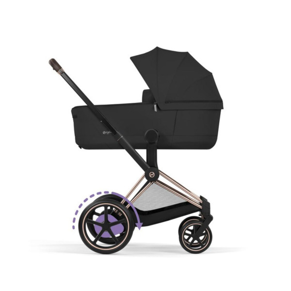 Cybex duo sistem ePriam, Sepia Black (rosegold) 