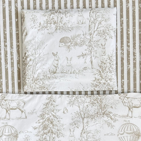 Baby Textil posteljina Šumski svet 3/1, 80x120cm 