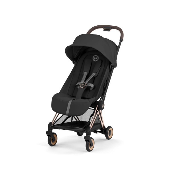 Cybex duo sistem Coya, Sepia Black (rosegold ram) 
