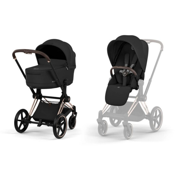 Cybex duo sistem Priam, Sepia Black (rosegold) 