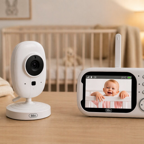 BBO Video baby monitor sa kamerom i prikazom temperature 