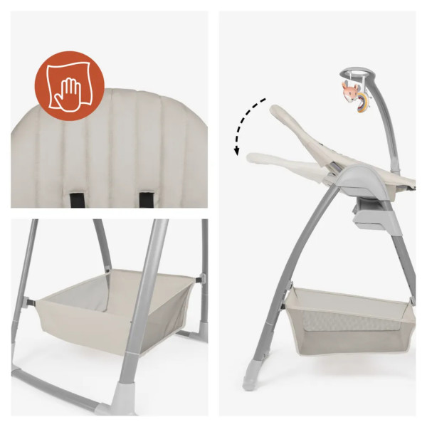 Hauck hranilica Sit N Relax 3 u 1, Beige 
