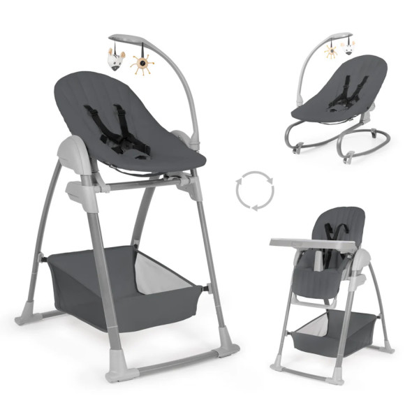 Hauck hranilica Sit N Relax 3 u 1, Dark Grey 