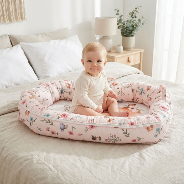 Baby Textil gnezdo Cvetna družina 