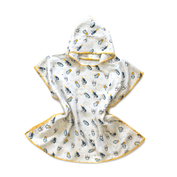 Baby Textil pončo za plažu Astronaut 