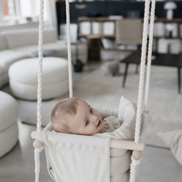 Bohome Classic Cappuccino – sobna ljuljaška za bebe i decu 