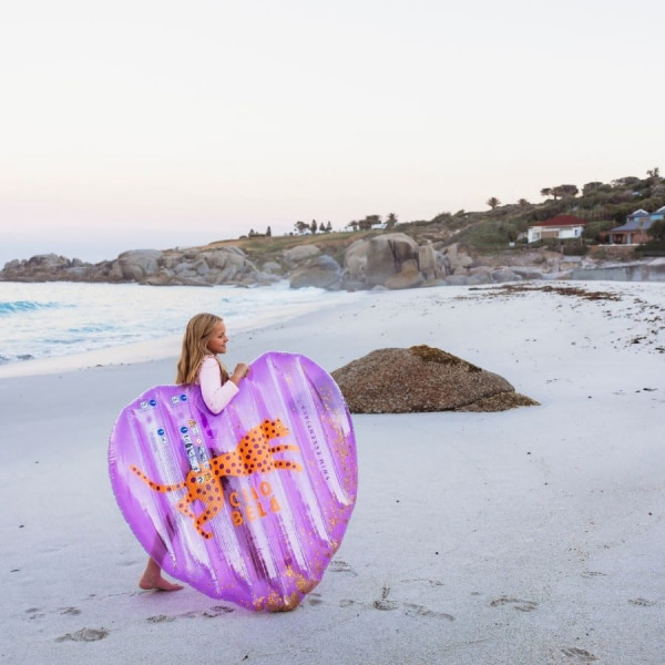 Swim Essentials bazen srce ljubičasti 150cm 