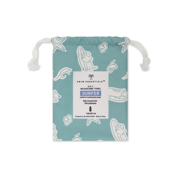 Swim Essentials peškir za plažu zeleni, 135x65 cm 