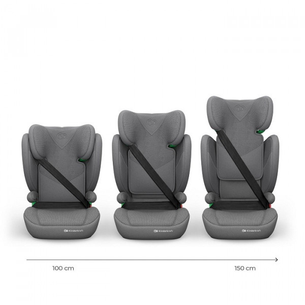 Kinderkraft a-s Junior Fix2(100-150cm)i-size Grey 