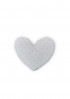 Lillo&Pippo ukrasni jastuk Srce,siva 