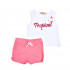 Lillo&Pippo komplet (majica atlet,šorts),devojčice 