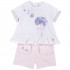 Chicco komplet 2/1(majica kr, šorts), devojčice