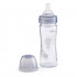 Chicco WB staklena flašica 240ml, silikon, siva