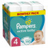 Pampers pelene active baby monthlyS4 9-14kg 180kom 