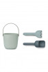 Liewood set za plažu Donny, Dusty mint multi mix