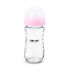 Baby Chef flašica staklena 240ml, roze 