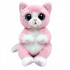 TY plišana igračka,maca, roze 15 cm