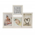 Cute&Cool HOME drveni ram za 4 slike beli 35x27x5