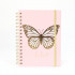 Be Cool notes roze sa zlatnim leptirom
