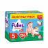 Pufies pelene monthly pants 5junior 12-17kg 124kom