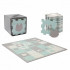 Kinderkraft podloga za igru 3d Luno Shapes Mint