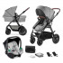 Kinderkraft trio sistem Moov Mink Pro Grey Melange