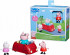 Peppa Prase Set auto i 3 figure