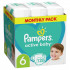 Pampers pelene active baby month.S6 13-18kg 128kom 