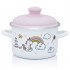 Metalac duboka šerpa 16cm/2l sa poklopcem Unicorns 