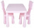 BBO set sto i stolice roze
