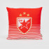 Stefan ukrasni jastuk Crven Zvezda, 40x40cm 
