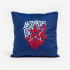Stefan ukrasni jastuk Crven zvezda, 45x45cm 
