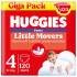 Huggies pel.pants little movers BOX4 9-14kg,120kom 
