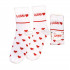 Keva si čarape sa bedžom crveno srce, 37-41 