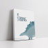 Cute&Cool HOME slika dino Be strong 25x20cm 