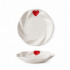 Cute&Cool HOME dekorativni tanjir srce 20,5x3cm 