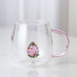 Cute&Cool HOME staklena šolja sa jagodom, 400ml 