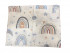 Lillo&Pippo muslin pelena 75x75, plava duga 